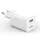 Baseus Quick Charge 3.0 USB + Type C töltő fehér (CCALL-BX02)