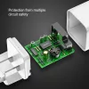 Baseus Quick Charge 3.0 USB + Type C töltő fehér (CCALL-BX02)