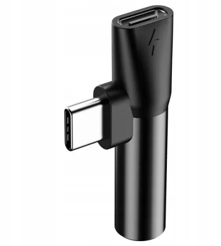 Baseus USB C - 3.5 jack 90 fokos átalakító adapter (CATL41-01)