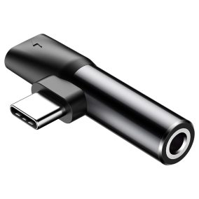   Baseus USB C - 3.5 jack 90 fokos átalakító adapter (CATL41-01)