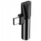   Baseus USB C - 3.5 jack 90 fokos átalakító adapter (CATL41-01)