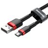 Baseus USB 2.0 - micro USB 1.5A kábel 2m fekete (CAMKLF-C91)