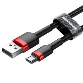   Baseus USB 2.0 - micro USB 1.5A kábel 2m fekete (CAMKLF-C91)