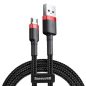 Baseus USB 2.0 - micro USB 1.5A kábel 2m fekete (CAMKLF-C91)