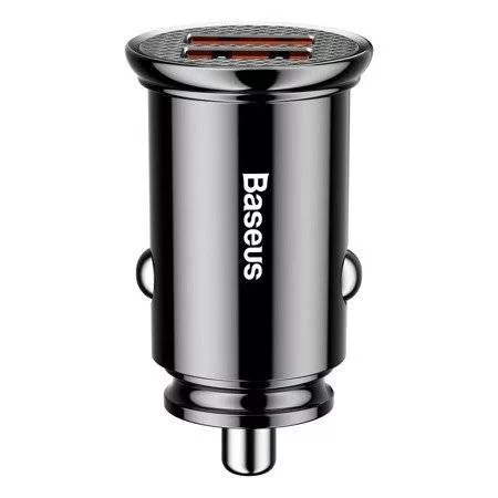Baseus 2db USB portos QC 3.0 30W 5A autós töltő adapter (CCALL-YD01)