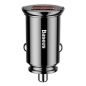 Baseus 2db USB portos QC 3.0 30W 5A autós töltő adapter (CCALL-YD01)