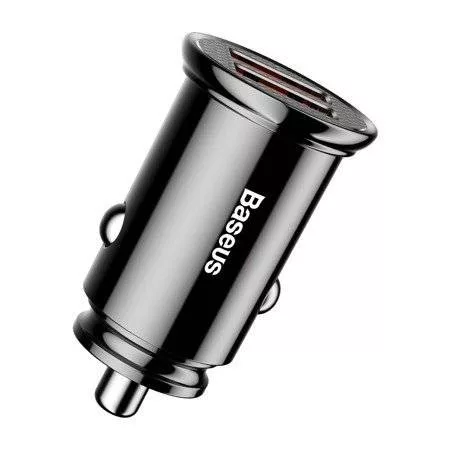 Baseus 2db USB portos QC 3.0 30W 5A autós töltő adapter (CCALL-YD01)