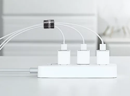 UGREEN vágható tépőzáras kábelkötegelő, 5m fekete (40356)