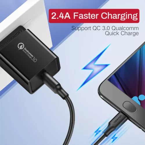 UGREEN micro USB 2.4A kábel 1m (60136)