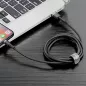 Baseus iPhone Lightning 2.4A kábel 1.5m fekete (CALKLF-CG1)