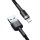 Baseus iPhone Lightning 2.4A kábel 1m fekete (CALKLF-BG1)