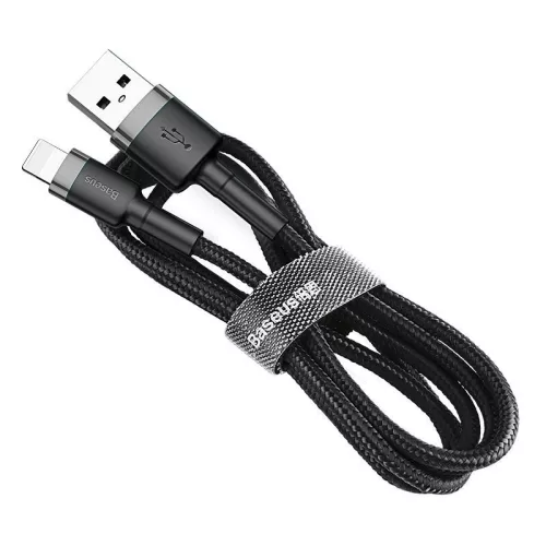 Baseus iPhone Lightning 2.4A kábel 1m fekete (CALKLF-BG1)