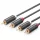 UGREEN sztereó audio 2 RCA - 2 RCA kábel 3m (10519)