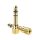 Delock sztereo Jack 3.5 apa - 6.35 Jack aljzat fém adapter (65360)