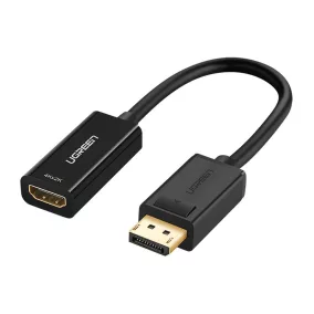   UGREEN DisplayPort – HDMI átalakító 1080p 60Hz 25cm fekete (40362)