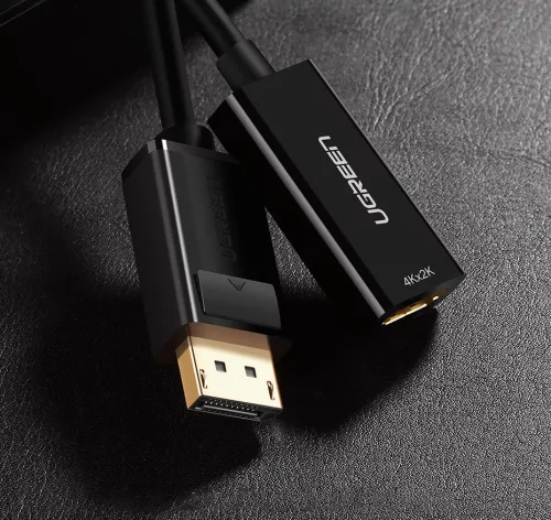 UGREEN DisplayPort – HDMI átalakító 1080p 60Hz 25cm fekete (40362)