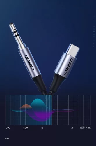 Baseus USB Type C - 3.5 Jack kábel 1.2m (30633)