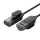 UGREEN UTP Cat6A 10 Gbps hálózati kábel 3m fekete (70332)
