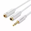 UGREEN jack 4pin elosztó fejhallgatóhoz és mikrofonhoz (10789)