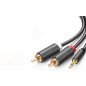UGREEN jack 3.5 - 2db RCA sztereó audio kábel 5m (10513)
