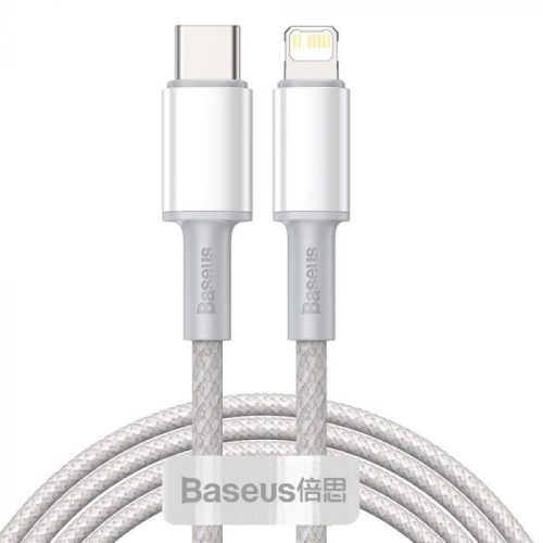 Baseus USB Type C - Lightning PD 30W kábel 1m fehér (CATLGD-02)