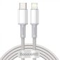 Baseus USB Type C - Lightning PD 30W kábel 1m fehér (CATLGD-02)