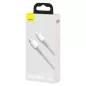 Baseus USB Type C - Lightning PD 30W kábel 1m fehér (CATLGD-02)