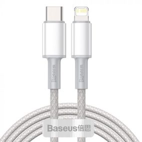Baseus USB Type C - Lightning PD 30W kábel 2m fehér (CATLGD-A02)