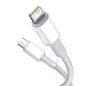 Baseus USB Type C - Lightning PD 30W kábel 2m fehér (CATLGD-A02)