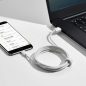 Baseus USB 2.0 - micro USB 2.1A kábel 1.5 fehér - 2 db (TZCAMZJ-02)