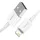 Baseus iPhone Lightning 2.4A kábel 0.25m fehér (CALYS-02)