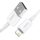 Baseus iPhone Lightning 2.4A kábel 1.5m fehér (CALYS-B02)