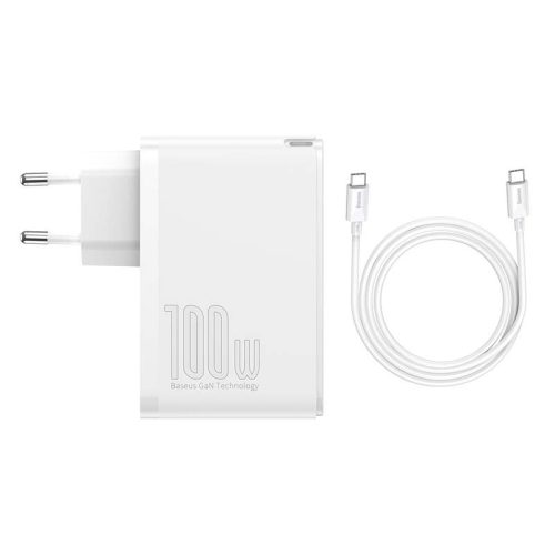Baseus GaN2 Pro 2 USB + 2 USB C 100W gyorstöltő (CCGAN2P-L02)