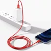 Baseus iPhone Lightning 2.4A kábel 1m piros (CALYS-A09)