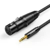 UGREEN XLR - jack 3.5 sztereó kábel 2m (20244)