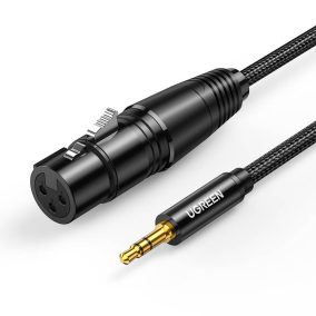 UGREEN XLR - jack 3.5 sztereó kábel 2m (20244)
