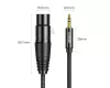 UGREEN XLR - jack 3.5 sztereó kábel 2m (20244)