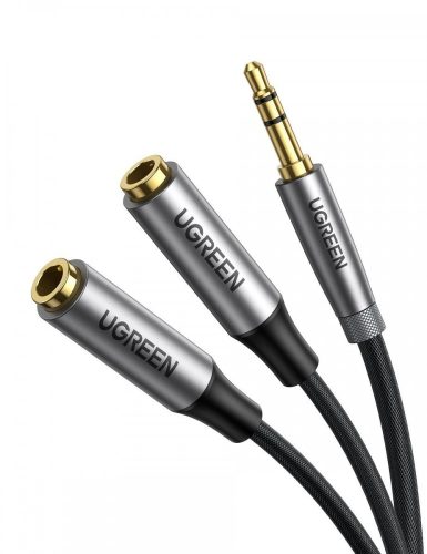 UGREEN 3.5 jack audio elosztó kábel 0.2m (50253)