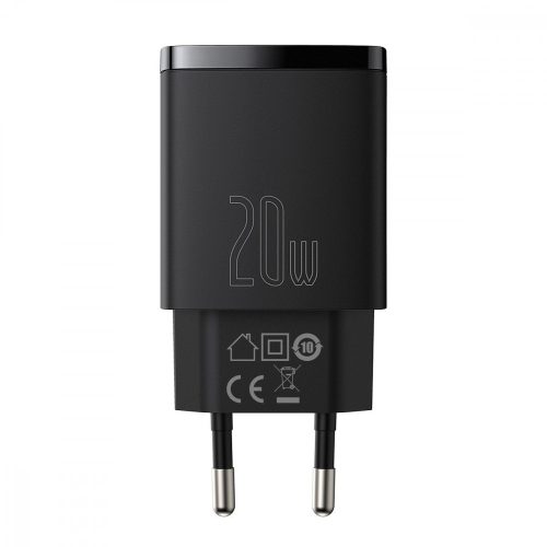 Baseus Quick Charge 3.0 1db USB + 1db Type C töltő (CCXJ-B01)