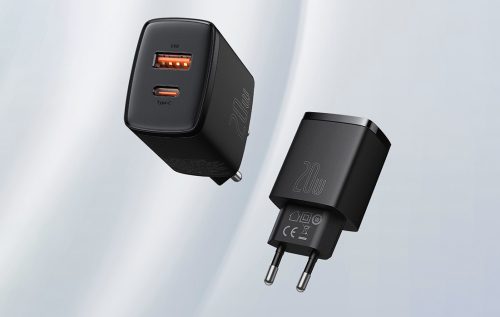 Baseus Quick Charge 3.0 1db USB + 1db Type C töltő (CCXJ-B01)