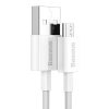 Baseus USB 2.0 - micro USB 2A kábel 1m fehér (CAMYS-02)