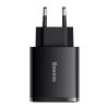 Baseus Quick Charge 3.0 2db USB + 1db Type C töltő (CCXJ-E01)