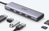 UGREEN 5 az 1-ben USB elosztó Type C csatlakozóval (60383)