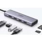 UGREEN 5 az 1-ben USB elosztó Type C csatlakozóval (60383)