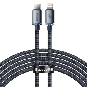   Baseus Crystal Shine USB C - Lightning PD 20W kábel 2m (CAJY000301)