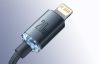 Baseus Crystal Shine USB C - Lightning PD 20W kábel 2m (CAJY000301)