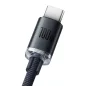 Baseus USB C Crystal Shine 100W kábel 2m (CAJY000501)