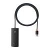 Baseus Lite Series 4 portos USB 3.0 elosztó (WKQX030101)