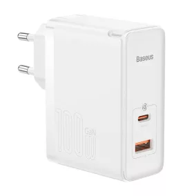   Baseus USB + USB C 100W gyorstöltő +1m töltő kábel (CCGP090202)