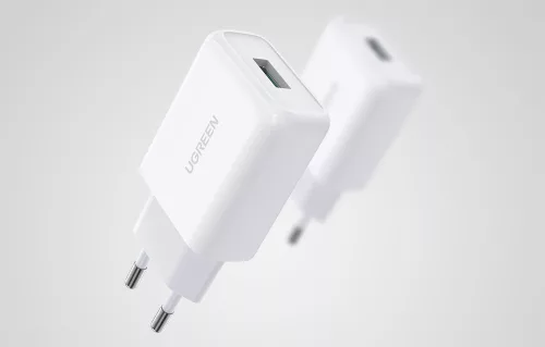 UGREEN hálozati USB töltő 18W, fehér (10133)